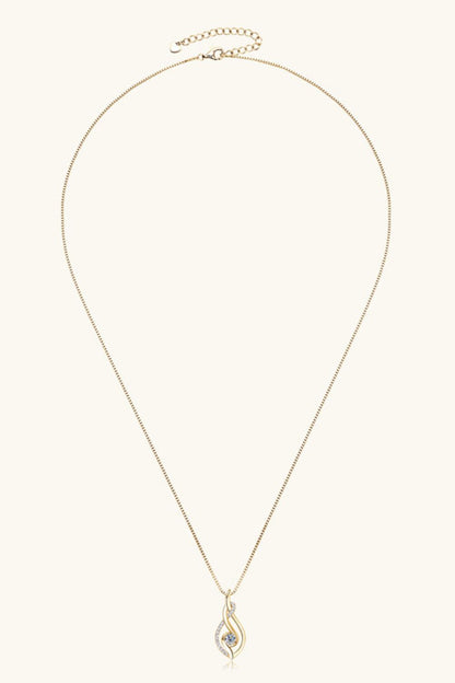 Moissanite 925 Sterling Silver Necklace Carauana Store