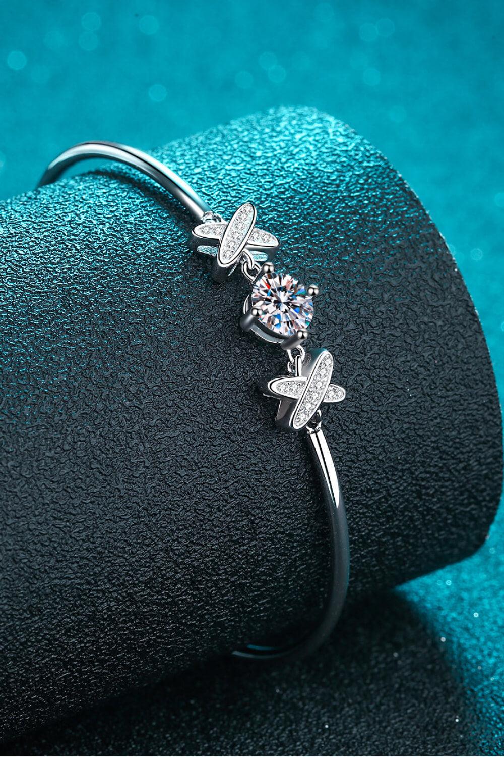 Adored Happy State of Mind 1 Carat Moissanite Bracelet Carauana Store