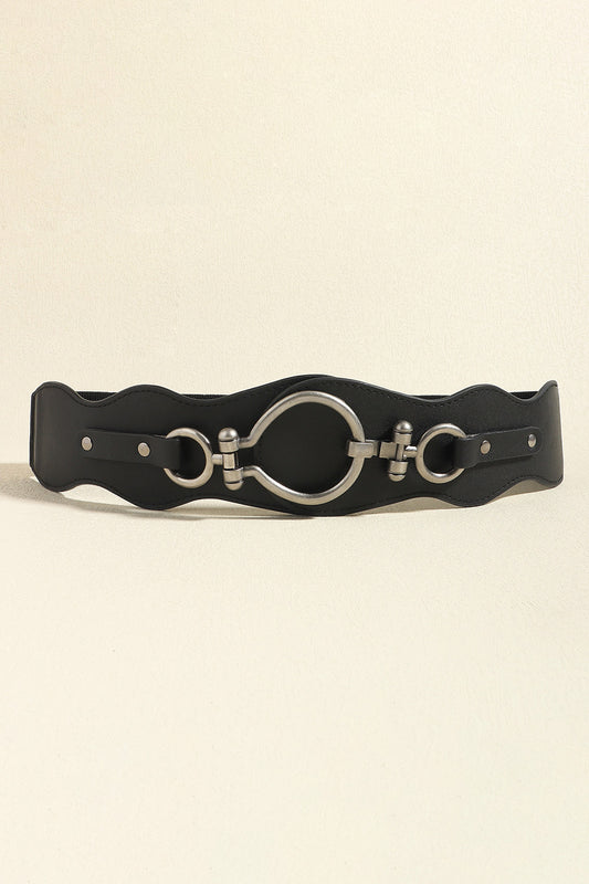 PU Leather Zinc Alloy Buckle Belt Carauana Store