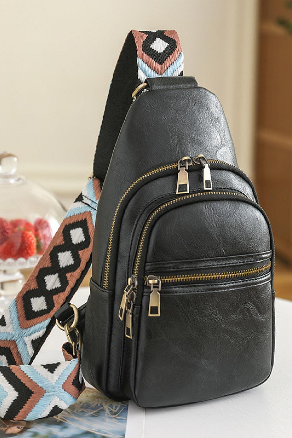 Adored It's Your Time PU Leather Sling Bag Carauana Store