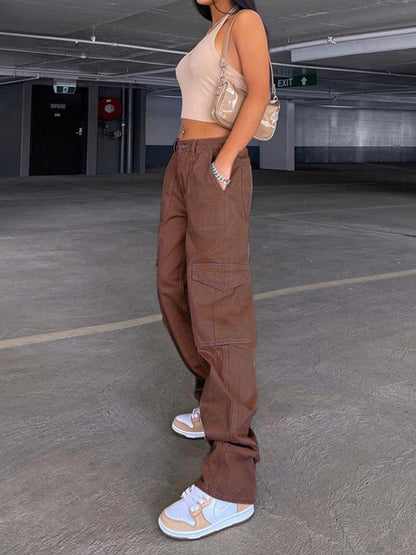 Straight Jeans with Pockets Carauana Store