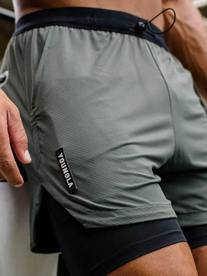 Men's Plus Size Drawstring Shorts CaRaUaNa Fashion