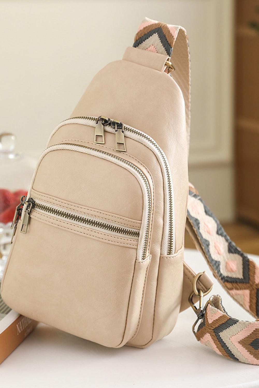 Adored It's Your Time PU Leather Sling Bag Carauana Store