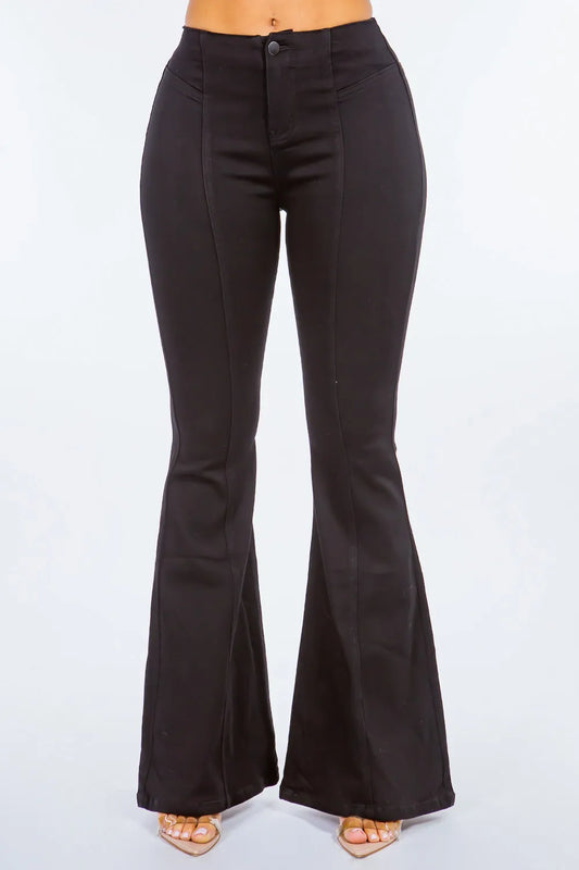 American Bazi High Waist Pull On Flare Jeans Carauana Store