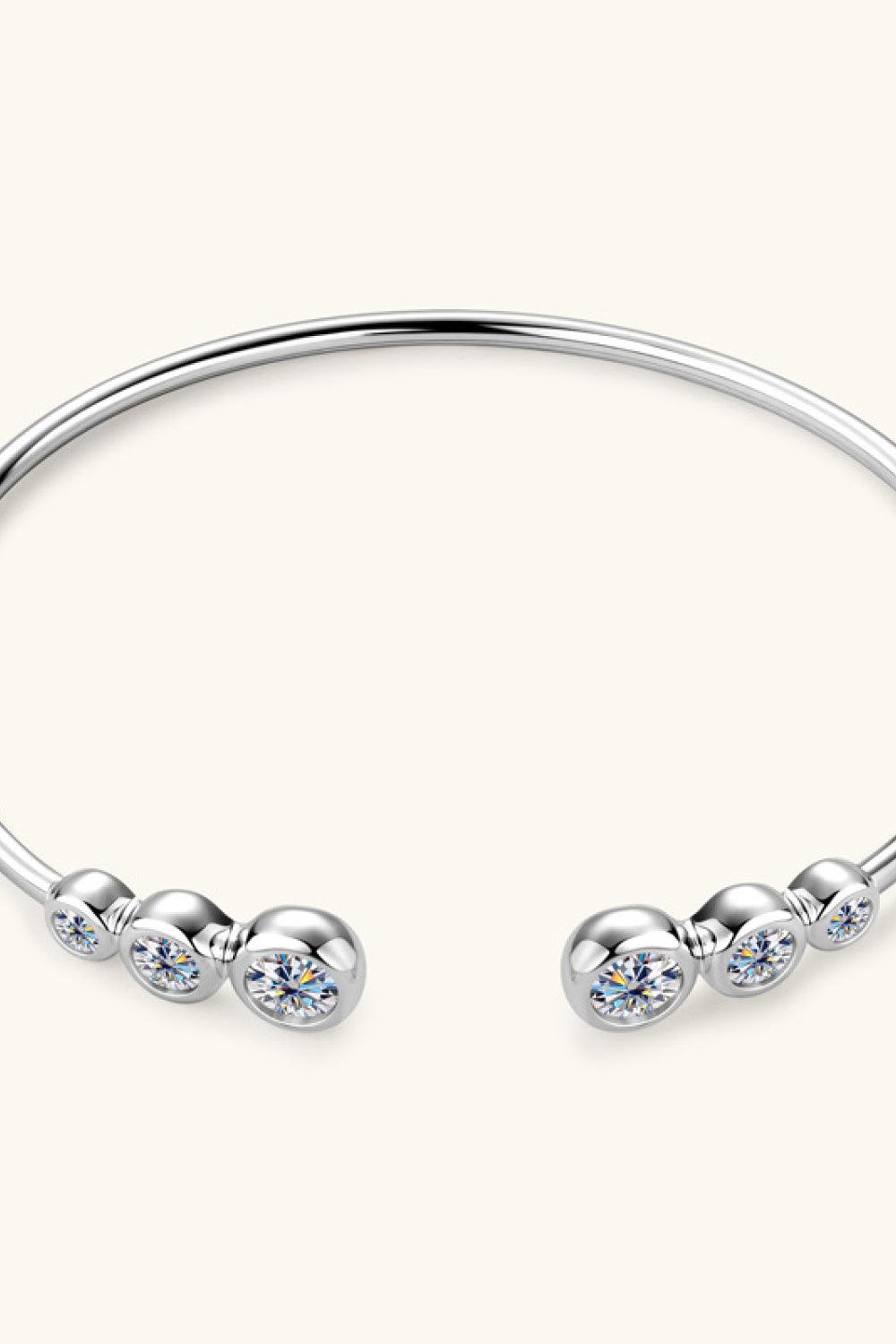 1.8 Carat Moissanite 925 Sterling Silver Bracelet Carauana Store