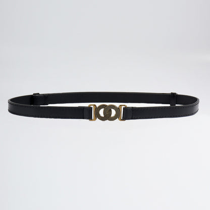 Alloy Buckle PU Belt Carauana Store