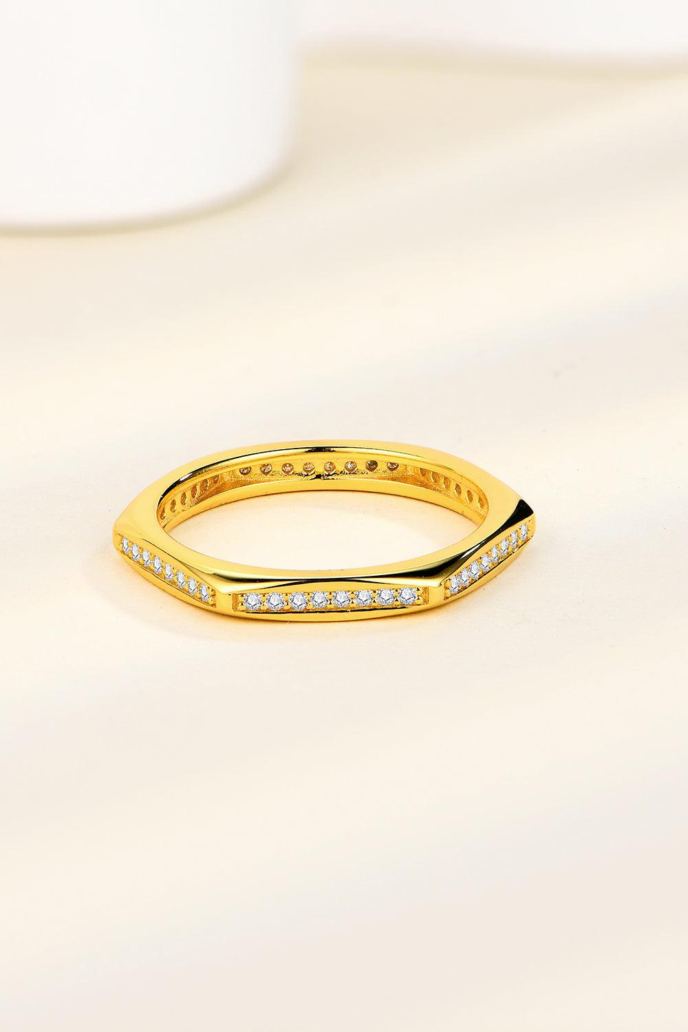 Moissanite 925 Sterling Silver Ring CaRaUaNa Fashion