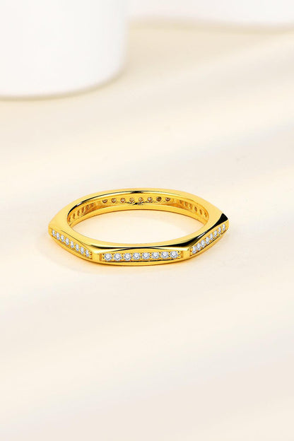 Moissanite 925 Sterling Silver Ring CaRaUaNa Fashion