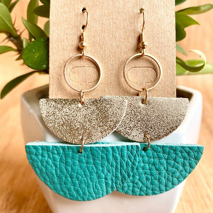 Geometrical Shape Dangle Earrings Carauana Store