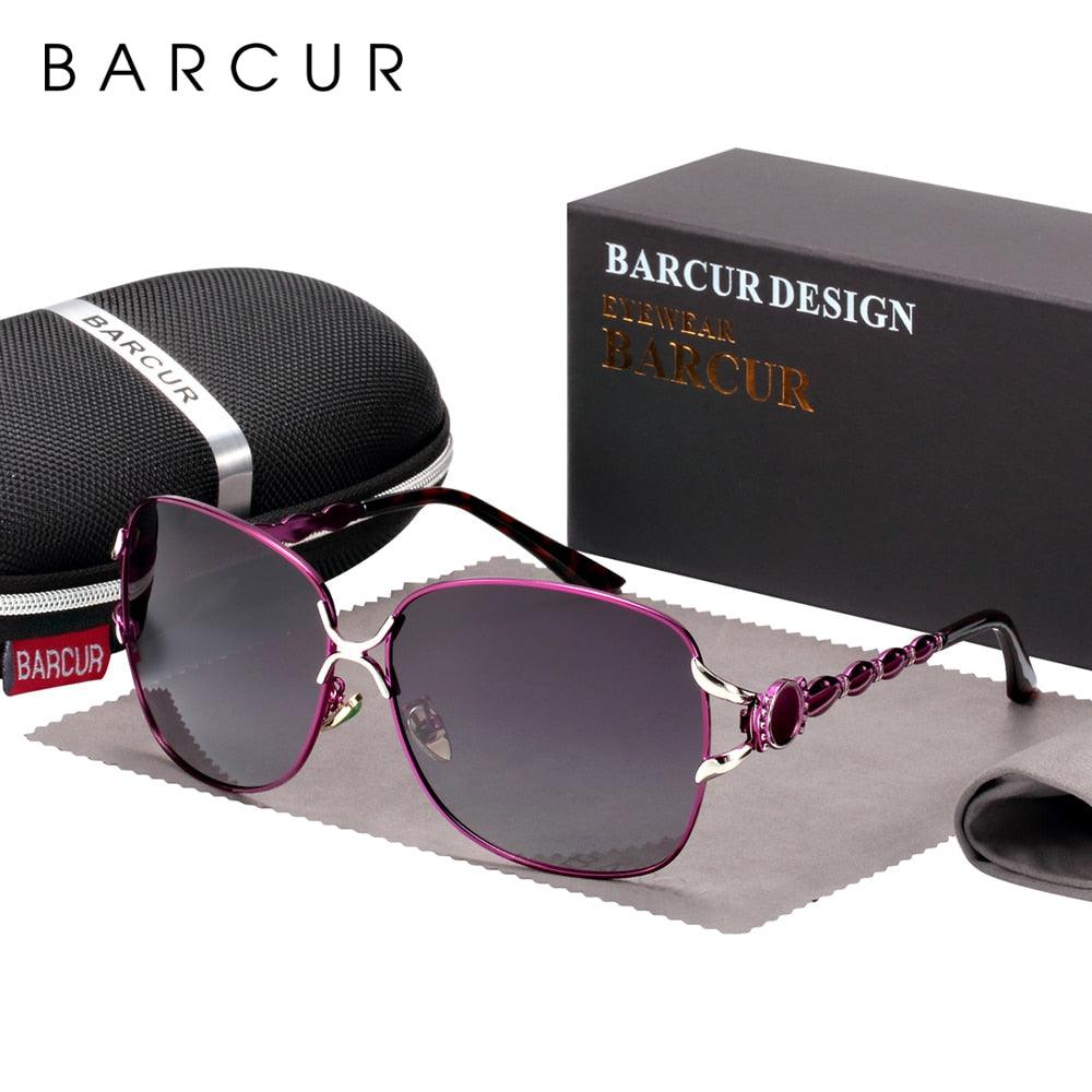 BARCUR Luxury Polarized Sunglasses Gradient Lens UV400 Protection Carauana Store