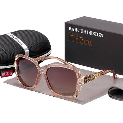 BARCUR Sunglasses Fashion Polarized For Ladies UV400 Protection Carauana Store