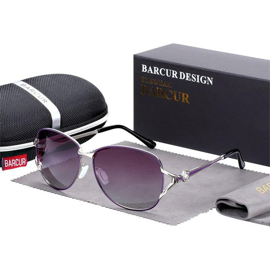 BARCUR Women Gradient Sunglasses POLARIZED lenses Carauana Store