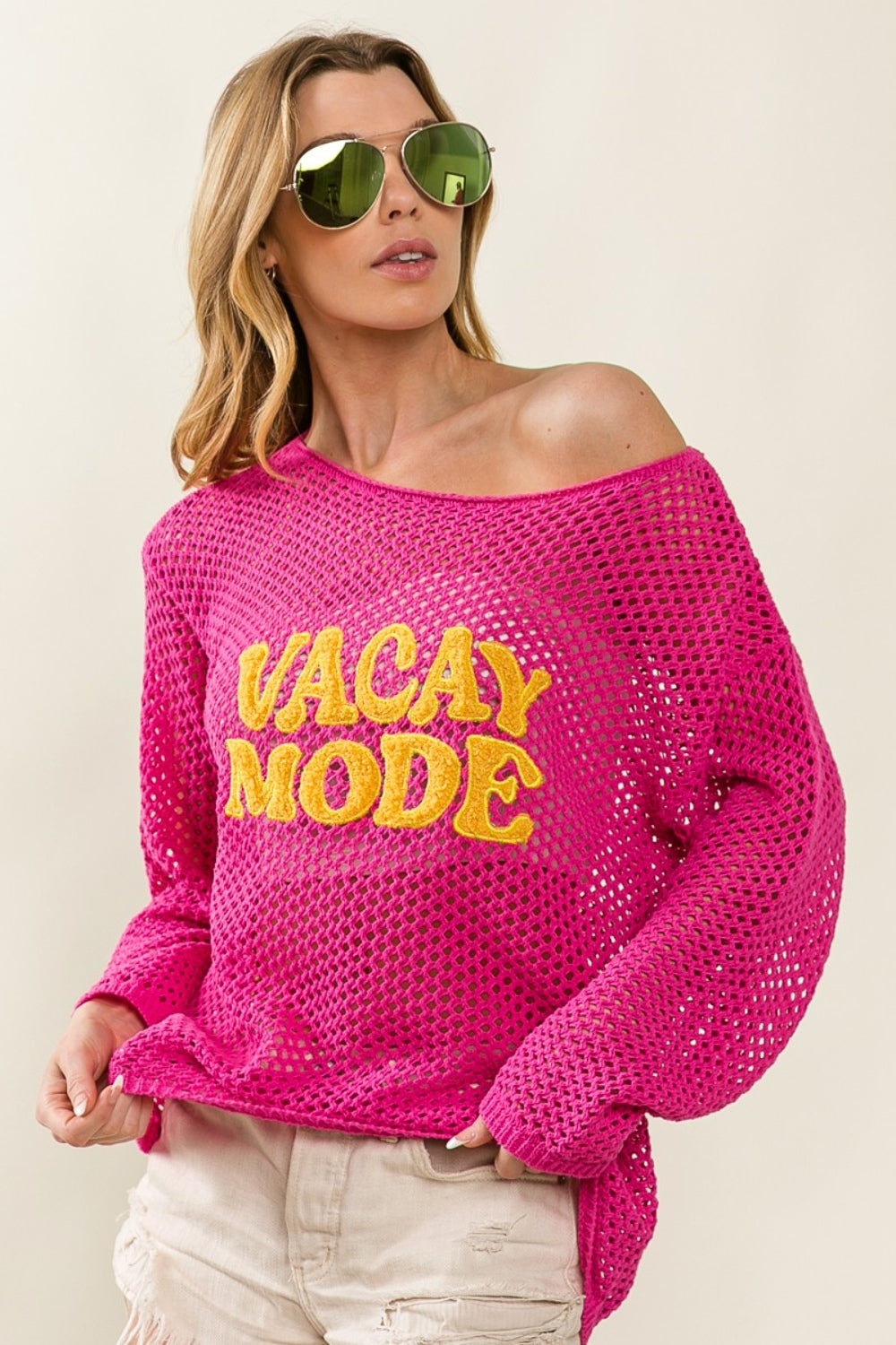 BiBi VACAY MODE Embroidered Knit Cover Up Carauana Store