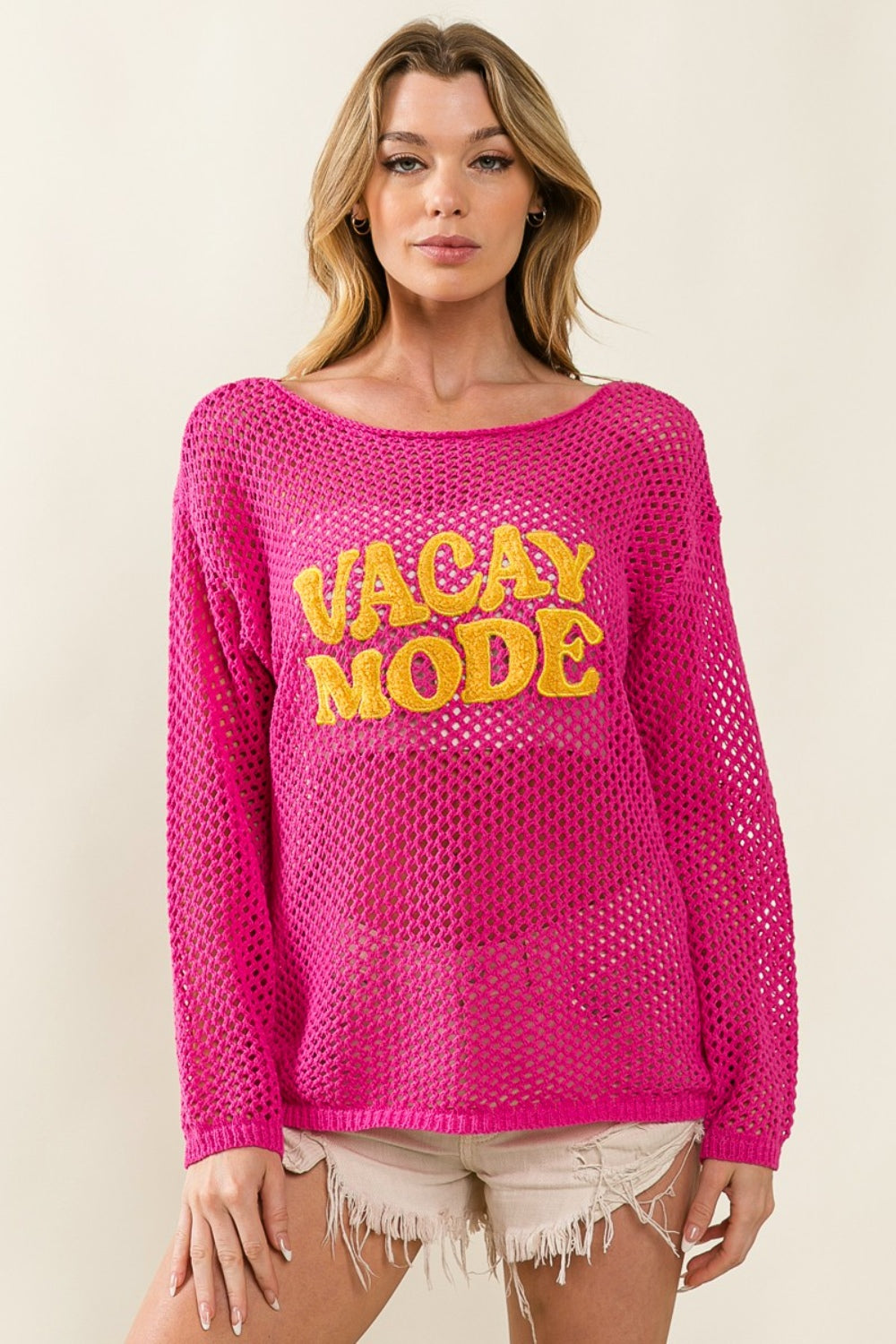 BiBi VACAY MODE Embroidered Knit Cover Up Carauana Store