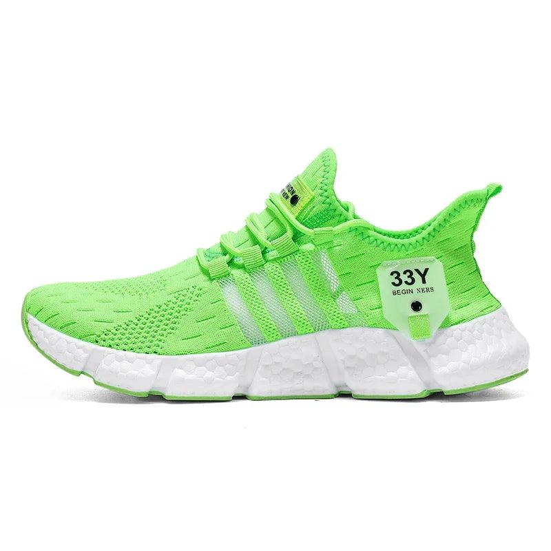 CARAUANA Zapatos Unisex Athletic Walking Shoes - Breathable Lace-Up Mesh, Various Colors & Plus Sizes Carauana Store