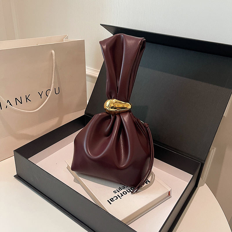 CaRaUaNa Soft Leather Clutch