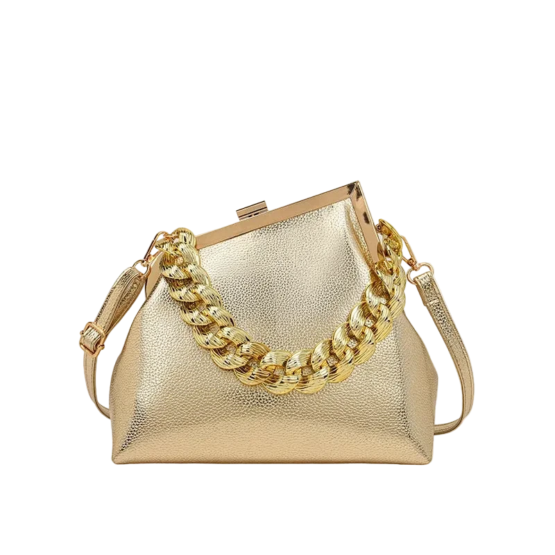 Carauana UNIU Knitted Crossbody Bag NEW COLLECTION gold