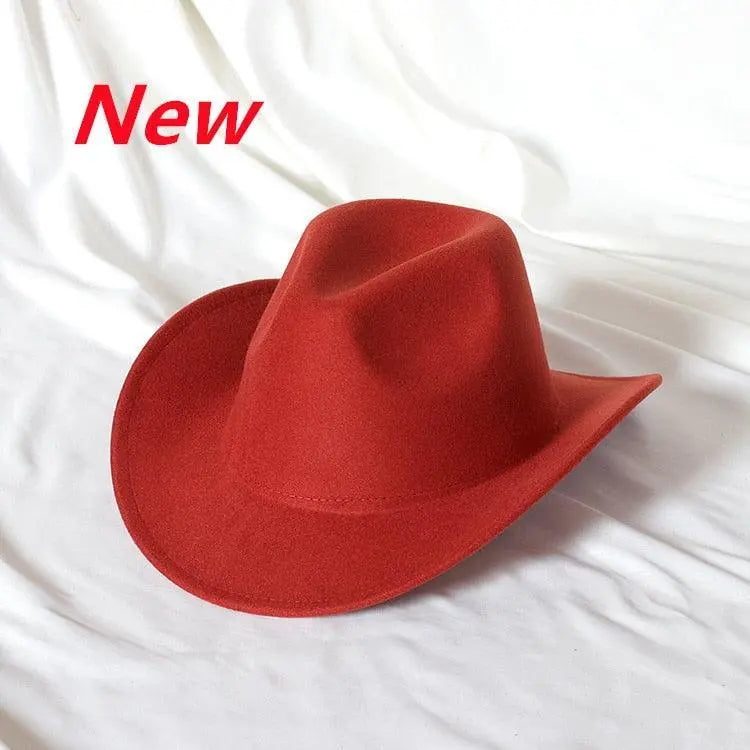 Cowboy hat monochrome felt Men and Women Carauana Store