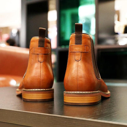 DESAI Genuine Leather elegant Boots Carauana Store