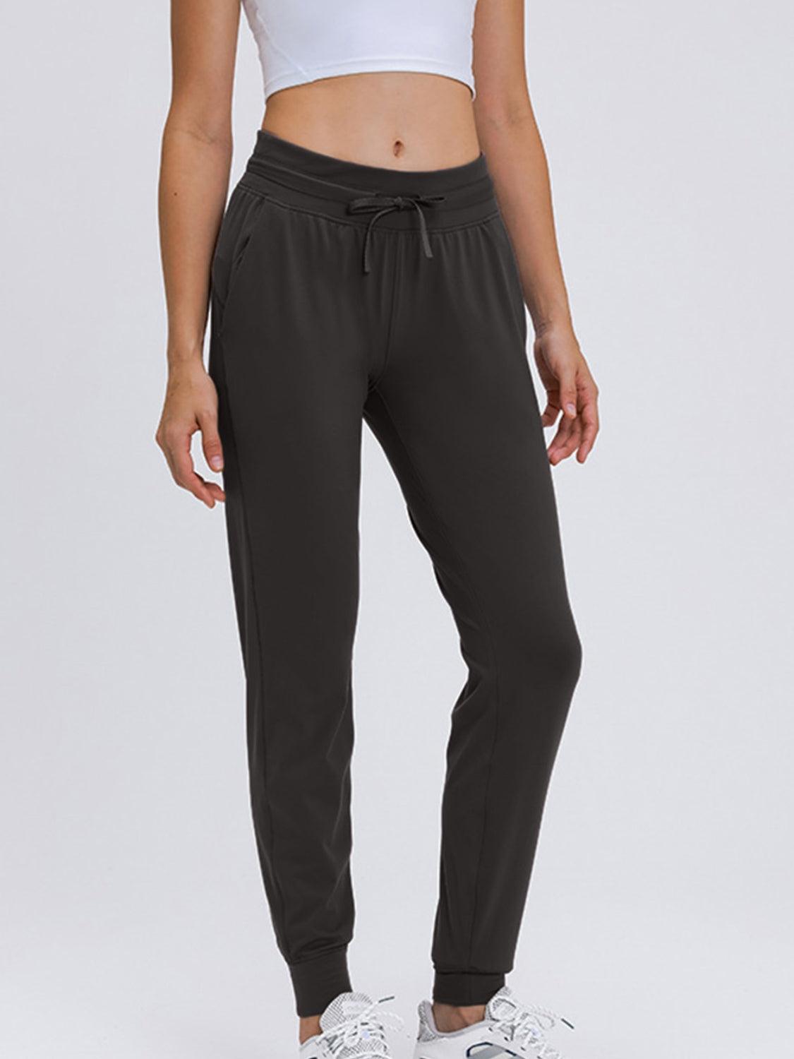Double Take Tied Joggers with Pockets Carauana Store
