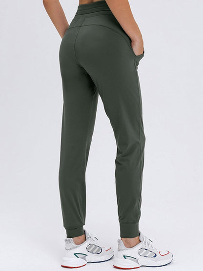 Double Take Tied Joggers with Pockets Carauana Store