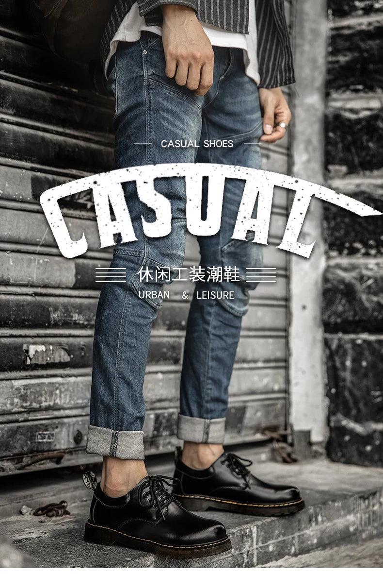 ERXS Men's Slip-On Walking Shoes | Premium Leather, Comfortable Fit Carauana Store