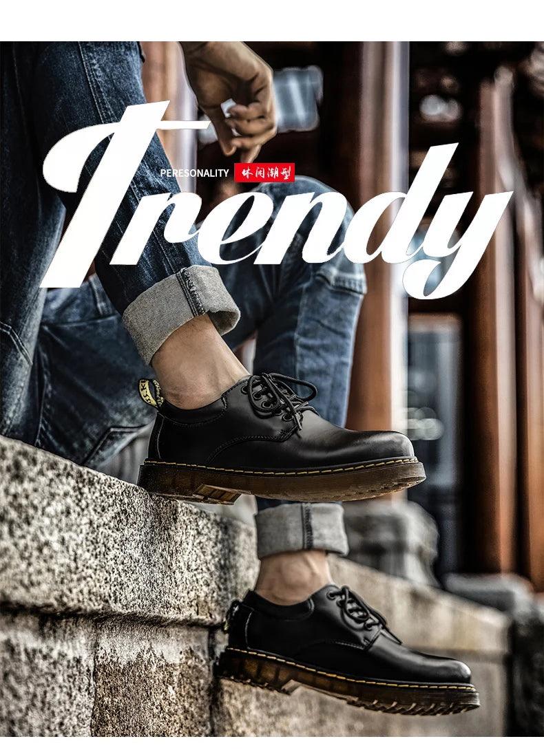 ERXS Men's Slip-On Walking Shoes | Premium Leather, Comfortable Fit Carauana Store