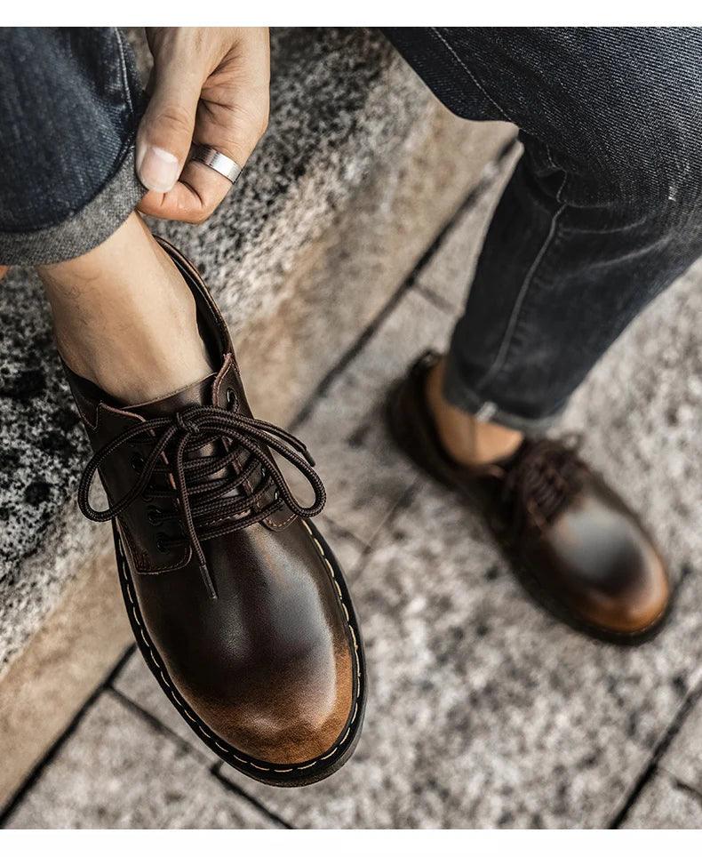 ERXS Men's Slip-On Walking Shoes | Premium Leather, Comfortable Fit Carauana Store