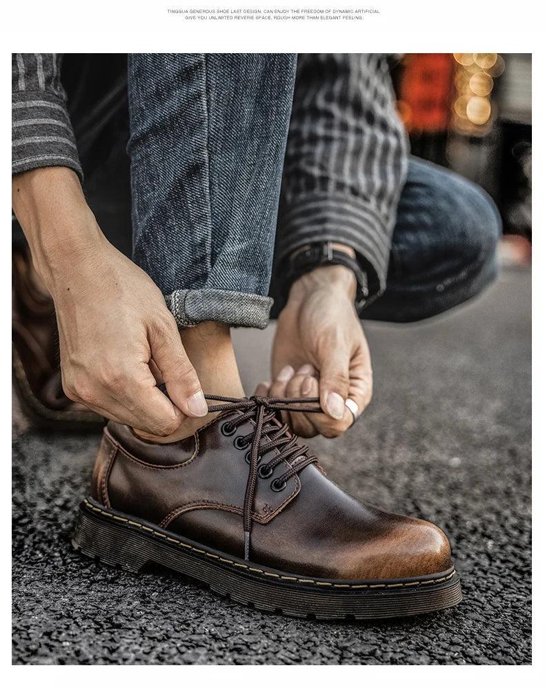 ERXS Men's Slip-On Walking Shoes | Premium Leather, Comfortable Fit Carauana Store