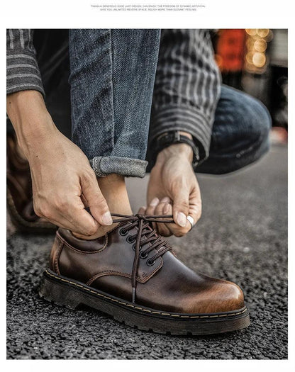 ERXS Men's Slip-On Walking Shoes | Premium Leather, Comfortable Fit Carauana Store