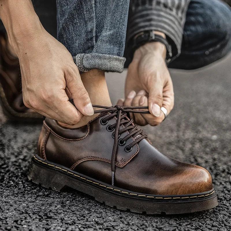 ERXS Men's Slip-On Walking Shoes | Premium Leather, Comfortable Fit Carauana Store
