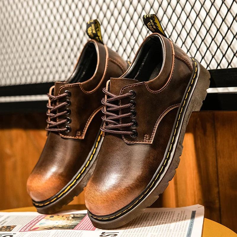 ERXS Men's Slip-On Walking Shoes | Premium Leather, Comfortable Fit Carauana Store