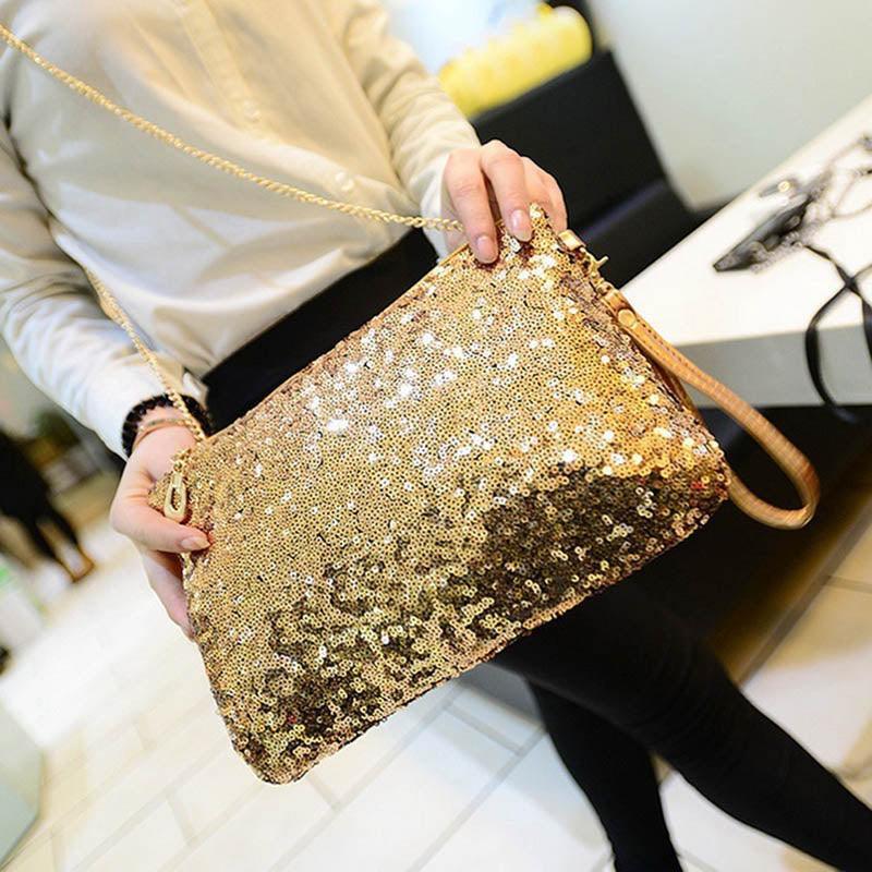 Evening Clutch Bag Glitter Sequin Handbag Carauana Store