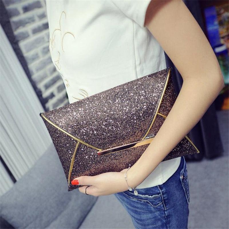 Evening Clutch Bag Glitter Sequin Handbag Carauana Store