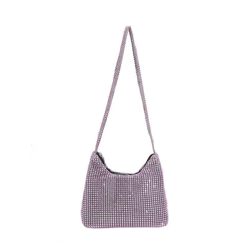 Fashion Rhinestone Shiny Handbag Evening Clutch Tote Bags Carauana Store
