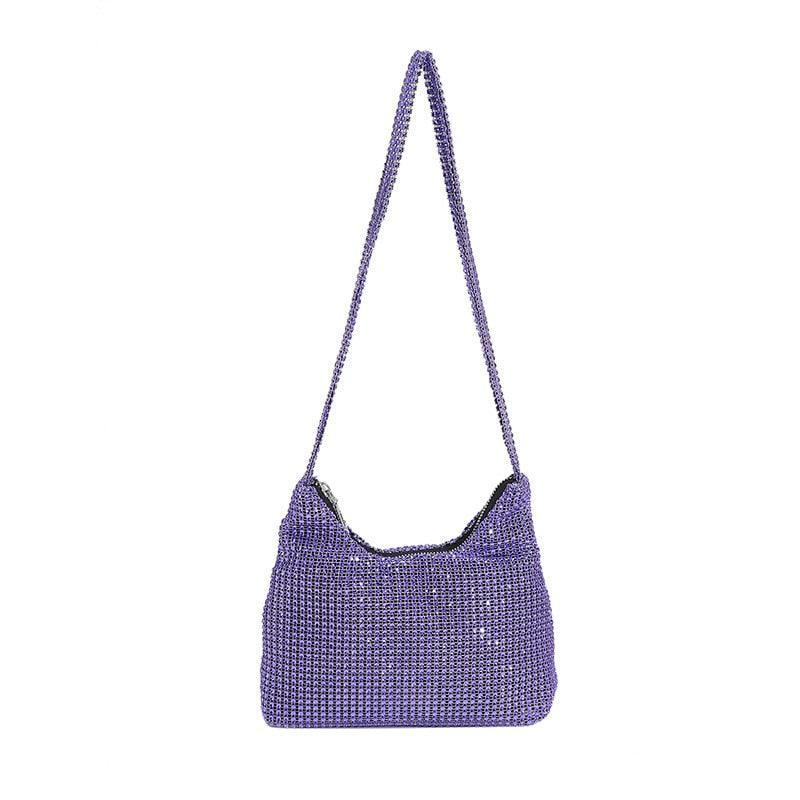 Fashion Rhinestone Shiny Handbag Evening Clutch Tote Bags Carauana Store