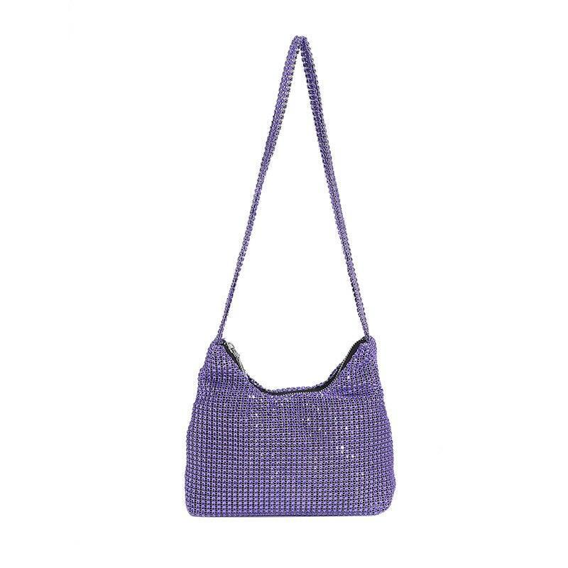 Fashion Rhinestone Shiny Handbag Evening Clutch Tote Bags Carauana Store
