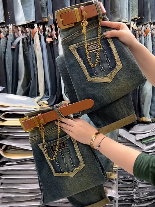 High-Waist Radish Harem Jeans Women 4XL CaRaUaNa Fashion