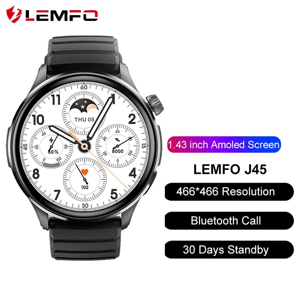 LEMFO J45 Amoled Smartwatch: Where Performance Meets Elegance [Stock] Carauana Store