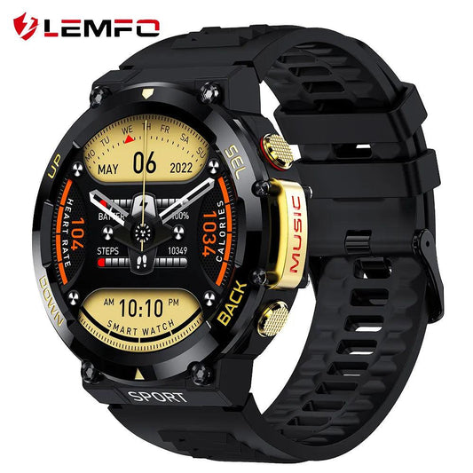 LEMFO Music Smartwatch Bluetooth Call sports NFC|Your Ultimate Health and Fitness Companion Carauana Store