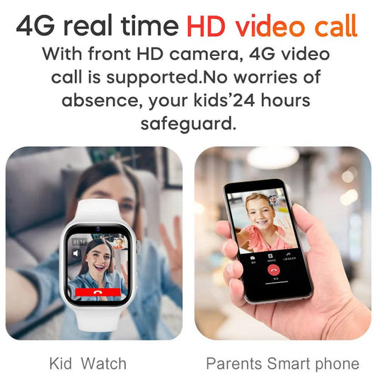 LEMFO Smartwatch with Sim Card 4G SOS WiFi GPS Location Camera Video Call smart watch 1000mAh kids Carauana Store