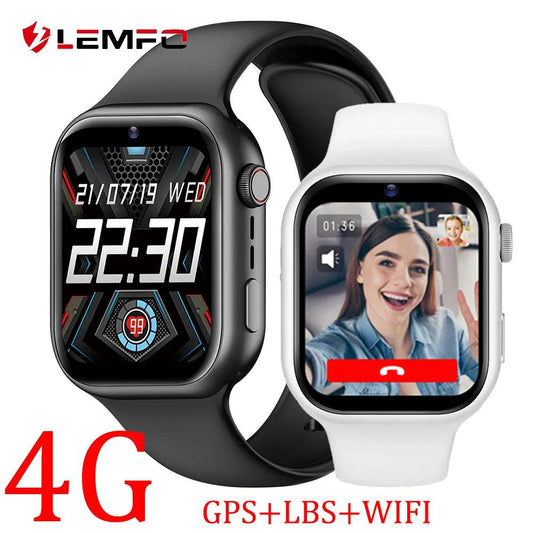 LEMFO Smartwatch with Sim Card 4G SOS WiFi GPS Location Camera Video Call smart watch 1000mAh kids Carauana Store
