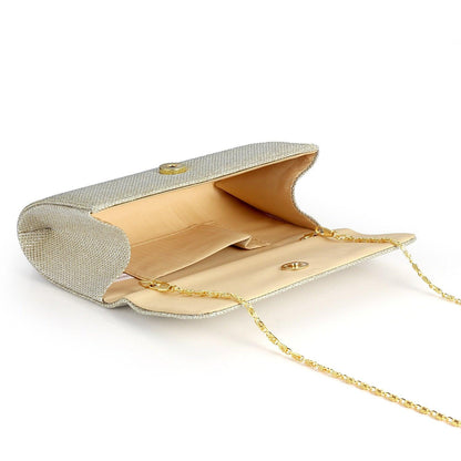 Ladies Handbag Wedding Luxury Chain Crossbody Bags Gold Silver Evening Party Clutch and Purse Female Carauana Store