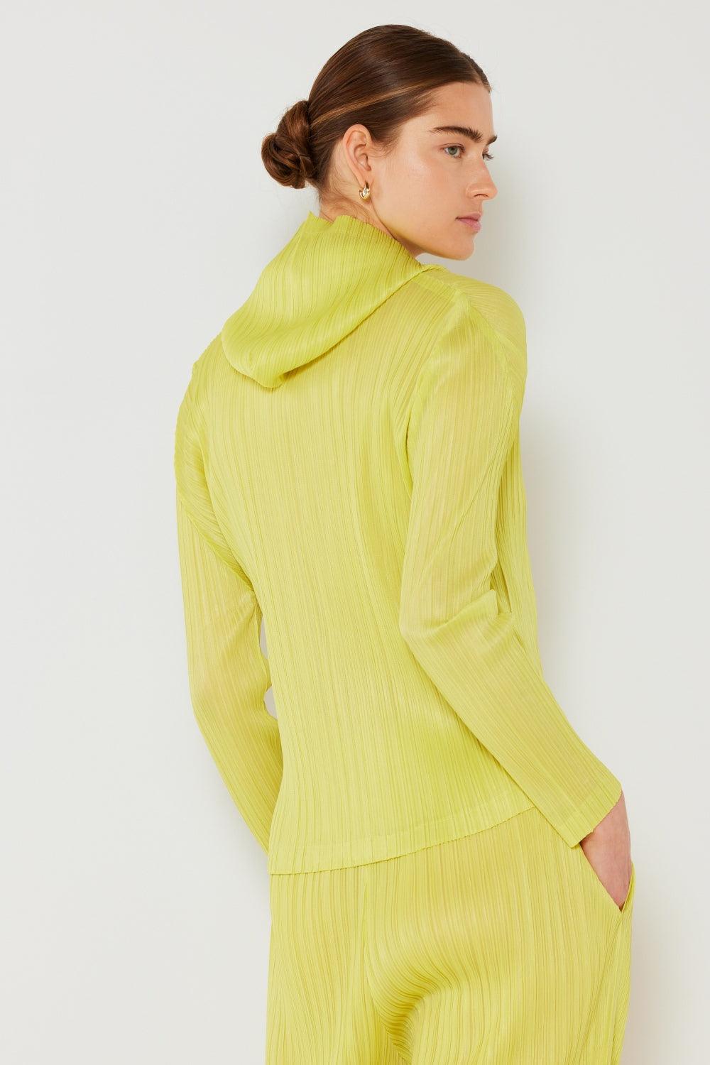 Marina West Swim Pleated Hood Jacket with 2 Way Zipper Carauana Store