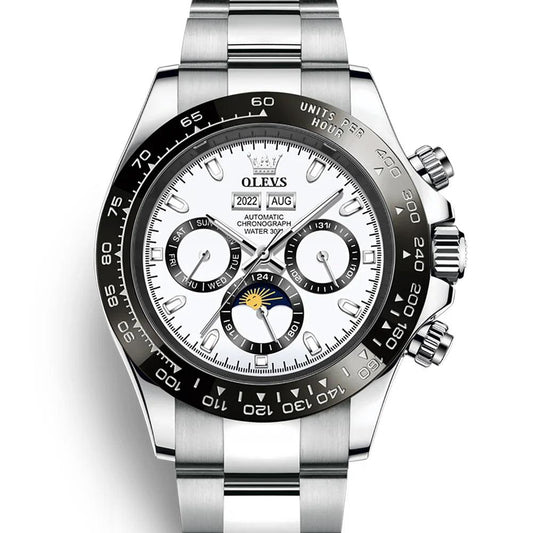 OLEVS Luxury Men's Chronograph Automatic Mechanical Wristwatch-Top Brand Watch Carauana Store