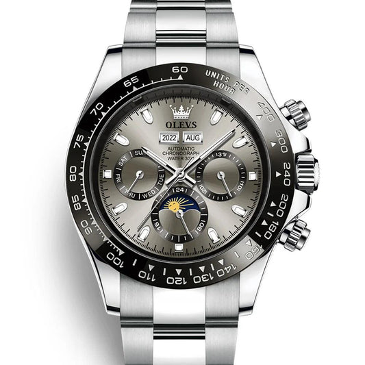 OLEVS Luxury Men's Chronograph Automatic Mechanical Wristwatch-Top Brand Watch Carauana Store