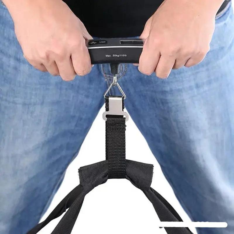 Portable Scale Digital LCD Display 110lb/50kg Electronic Luggage Hanging Suitcase Travel Weighs Baggage Bag Weight Balance Carauana Store