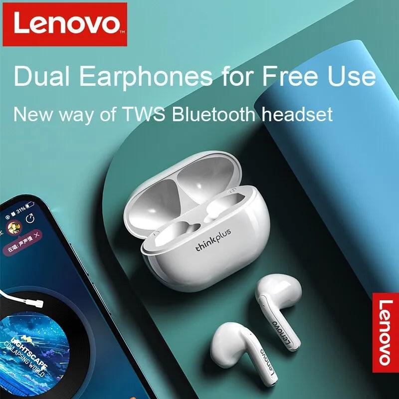 Premium Wireless Bluetooth Headset by Lenovo: In-Ear, Noise-Canceling Carauana Store