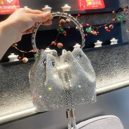 Luxury Designer Crystal Rhinestone Shoulder Bag - Evening Banquet Bag Carauana Store