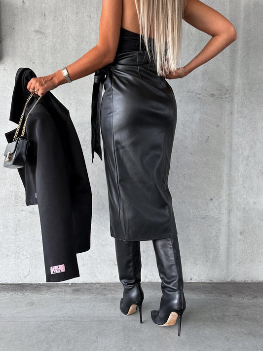 Tied High Waist Skirt Carauana Store